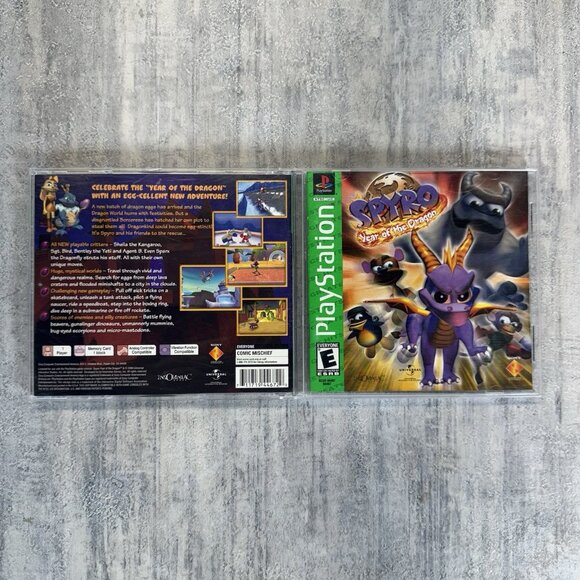 Spyro Year of the Dragon PlayStation 1 PS1 Greatest Hits CIB Complete Tested - Picture 4 of 4